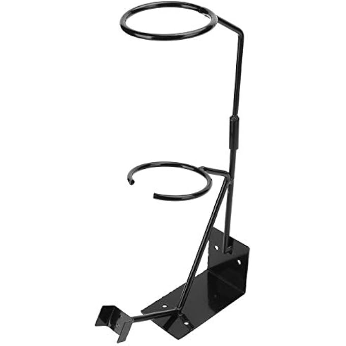 EUJGOOV SPRAYER STAND SPRAY HOLDER WALL BENCH MOUNTED FOR GRAVITY FEED PAINT SPRAYER WITH STRAINER RACK STEEL CONSTRUCTION STORAGE - Image 1